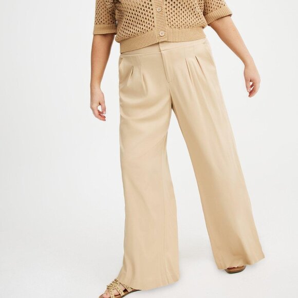 NWT TORRID Wide Leg Stretch Challis High-Rise Pant - 20 REGULAR - Picture 5 of 11